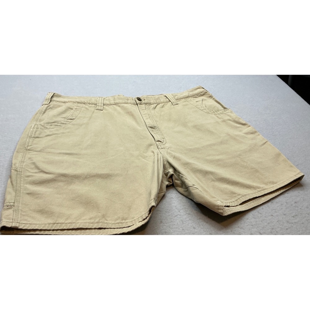 Cabela's Carpenter Shorts Tan Cotton Utility Cargo Workwear Size 44‎ Outdoor